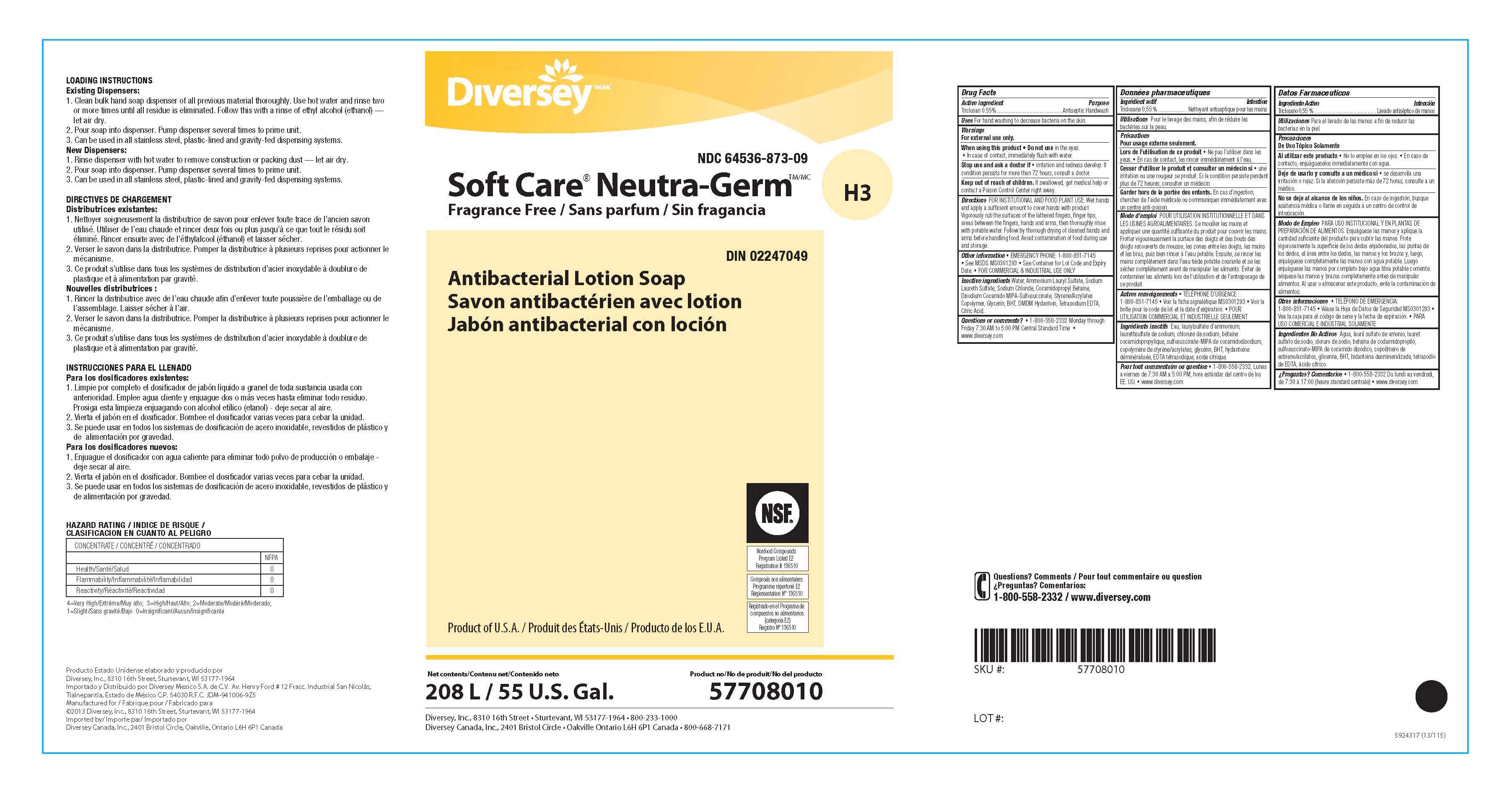 Soft Care Neutra Germ Fragrance Free Antibacterial